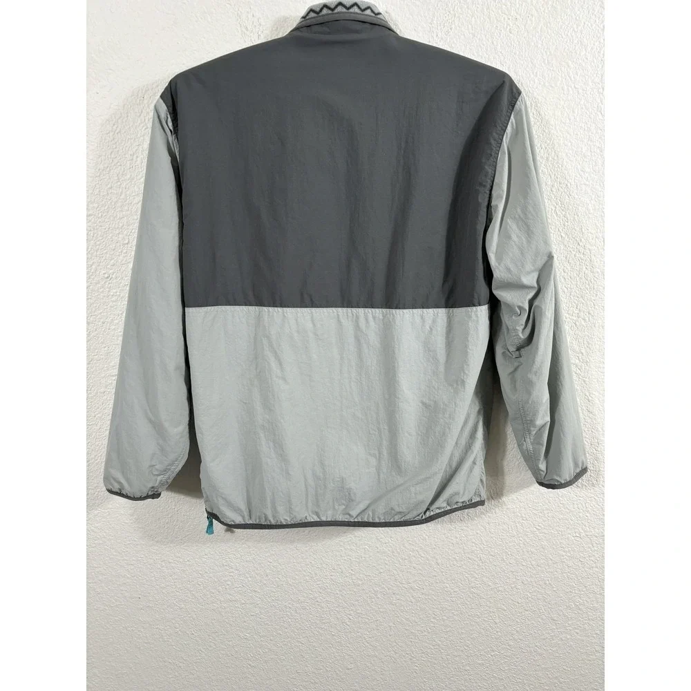 Chubbies Jacket Mens Large Gray Black Reversible Fleece Anorak Pullover Bears‎